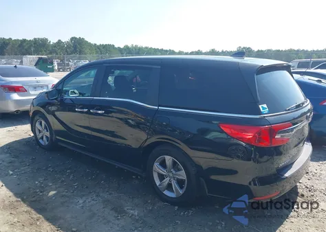 2020 Honda Odyssey Ex-L/Ex-L W/Navi Res from USA, damaged, VIN 5FNRL6H70LB073569